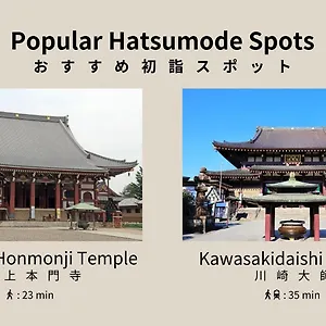  Apartamento Voga Corte Chidoricho Japón